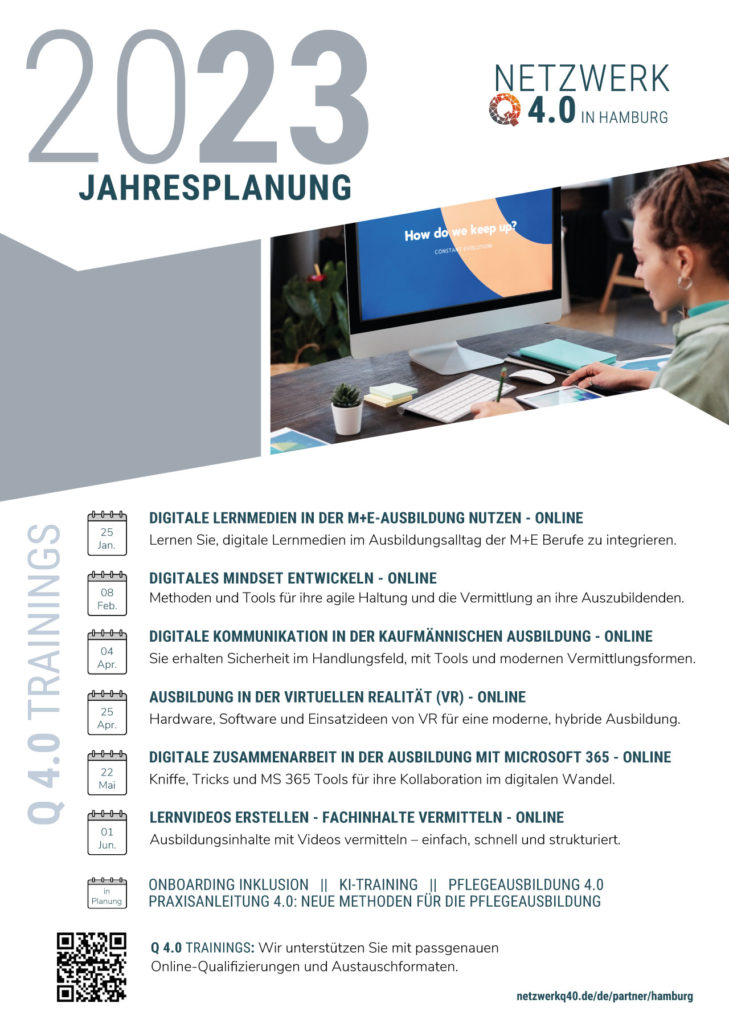 NETZWERK Q 4.0 Hamburg Jahresplanung 2023